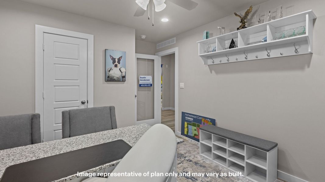 Furnished interior view inside a new home in Homestead at Parks Bell Ranch, Odessa (Image 18).