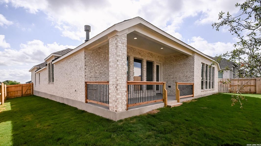 Exterior details and patio area of a home in Cibolo Valley Heights, Cibolo (Image 3). Exterior details and patio area of a home in Cibolo Valley Heights, Cibolo (Image 3).