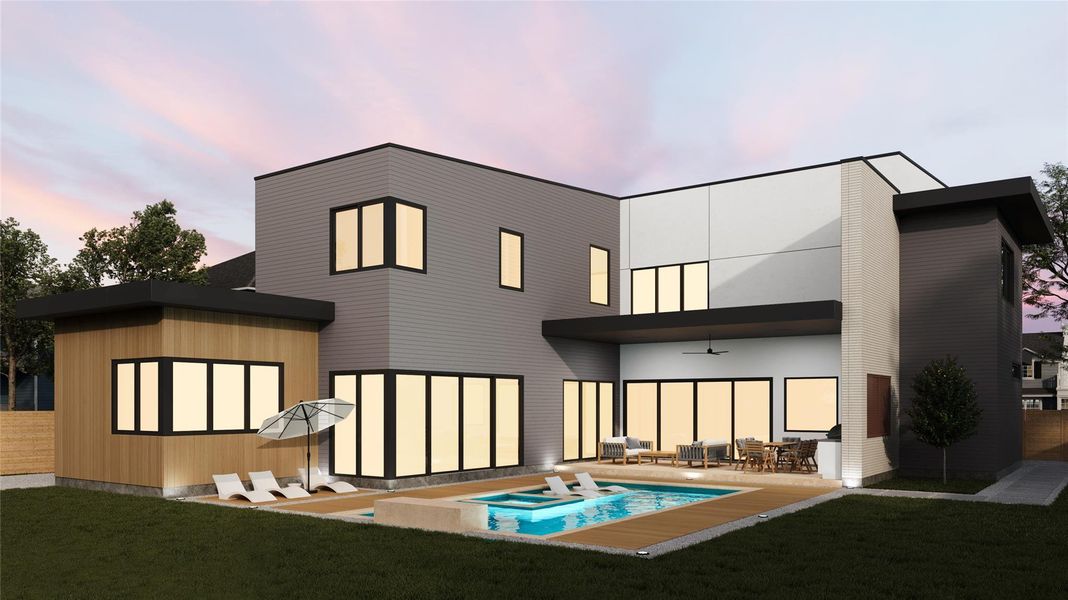 Mazzarino Construction is 2023 Custom Builder of the Year by GHBA. Building in Houston's well established inner loop neighborhoods, this residence features all of the high end finishes you’ve come to expect from Mazzarino. A balance of luxury & modern day living for you & your family. This new home features 1st FL living, study & game rm, private driveway & covered outdoor kitchen. Finishes include natural stone/quartz counters, Fisher Paykel appl, luxurious built-in closet, engineered wood floors, & more! Mazzarino Construction is 2023 Custom Builder of the Year by GHBA. Building in Houston's well established inner loop neighborhoods, this residence features all of the high end finishes you’ve come to expect from Mazzarino. A balance of luxury & modern day living for you & your family. This new home features 1st FL living, study & game rm, private driveway & covered outdoor kitchen. Finishes include natural stone/quartz counters, Fisher Paykel appl, luxurious built-in closet, engineered wood floors, & more!