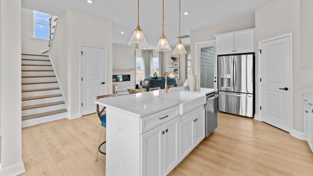 The Brockton Plan by DRB homes in Pineville, NC - Kitchen