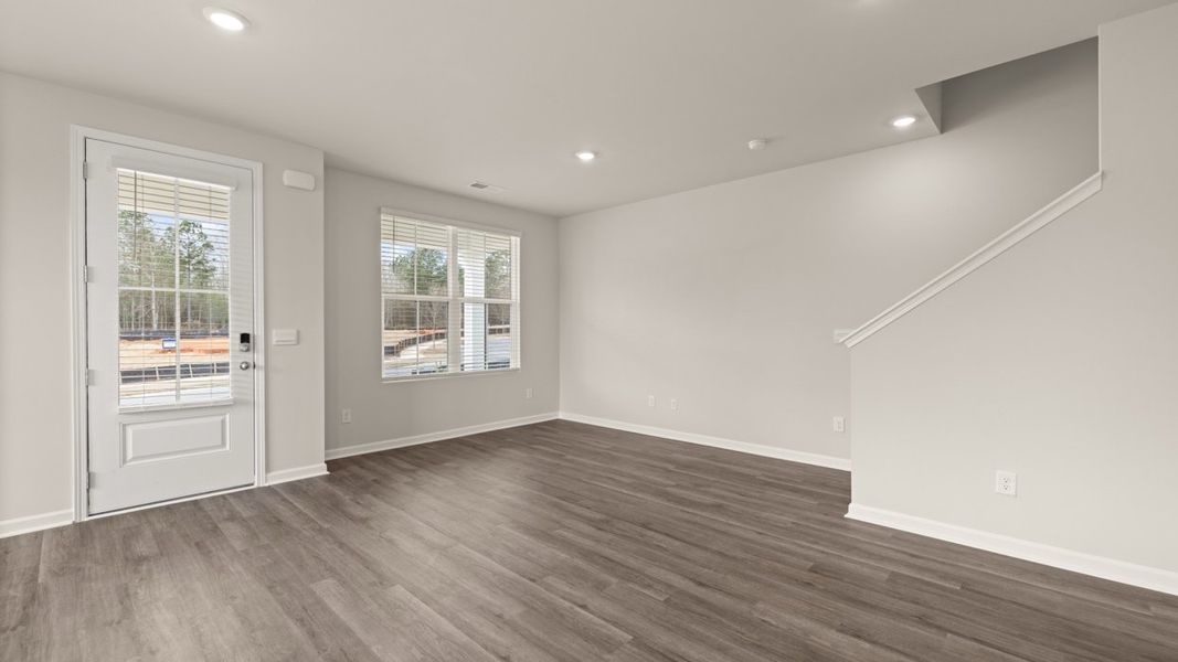 Representative unfurnished interior of a home built from the Ashmore by D.R. Horton in Brookland Commons, Monroe (Image 18).