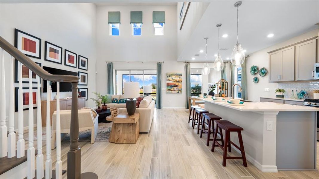 Furnished interior view inside a new home in Firethorn, Parrish (Image 23).