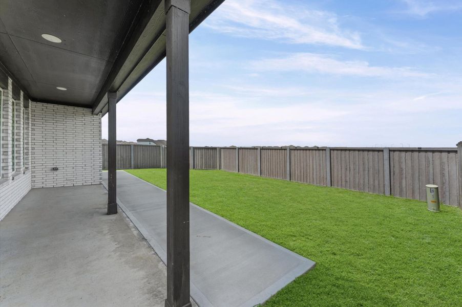 Exterior details and patio area of a home in The Grand Prairie, Hockley (Image 4).