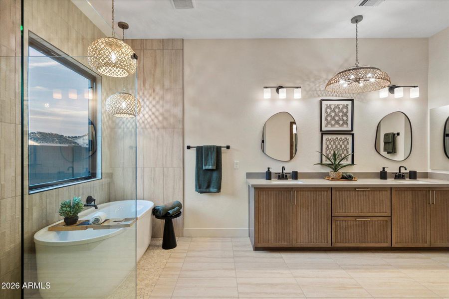 Stunning Primary Bathroom