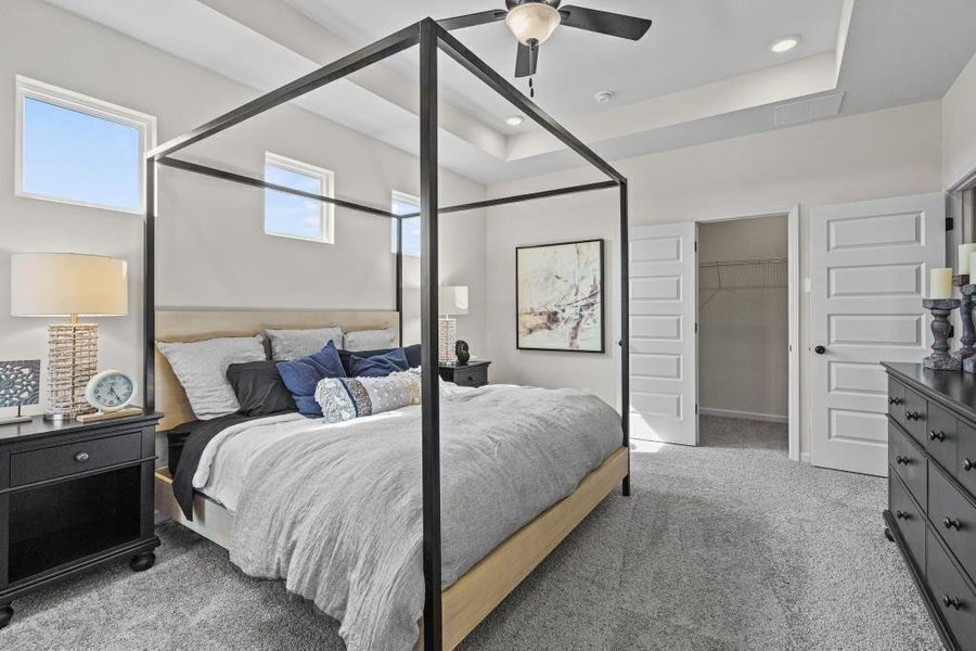 Furnished interior view inside a new home in Townes At The Stiles, Cartersville (Image 20).
