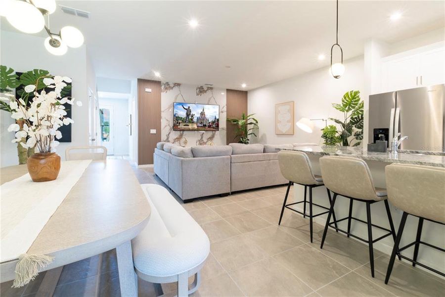 Furnished interior view inside a new home in , Kissimmee (Image 34).