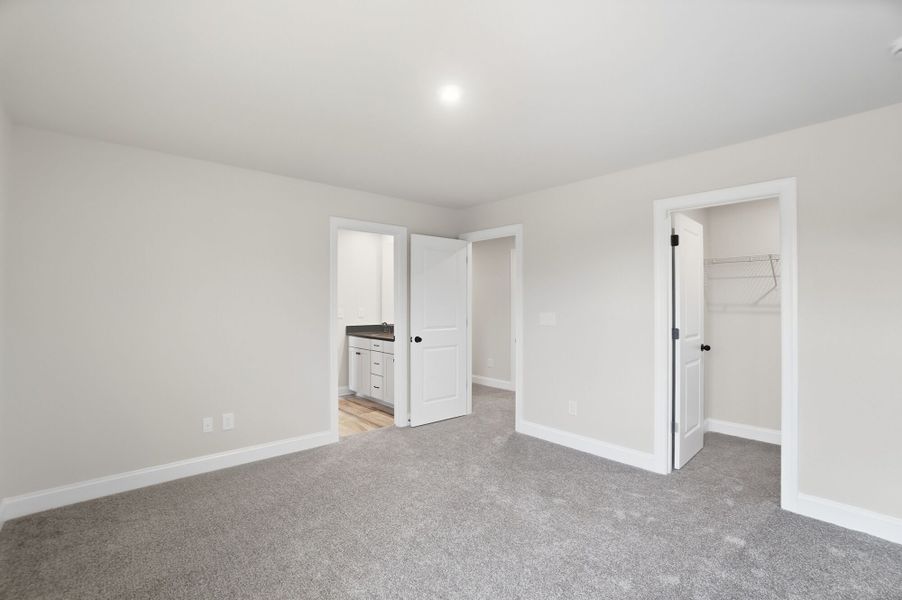 Spacious, unfurnished interior of a new home in Blair Place, Monroe (Image 35). Spacious, unfurnished interior of a new home in Blair Place, Monroe (Image 35).
