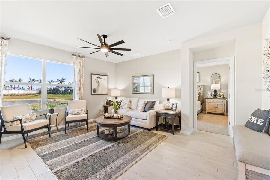 Furnished interior view inside a new home in Gulf Cove, Port Charlotte (Image 8).
