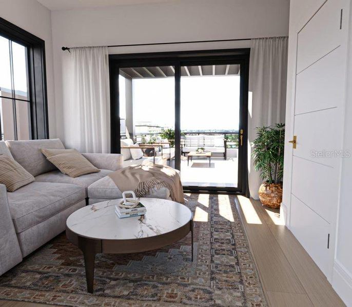 Furnished interior view inside a new home in , Ormond Beach (Image 6).