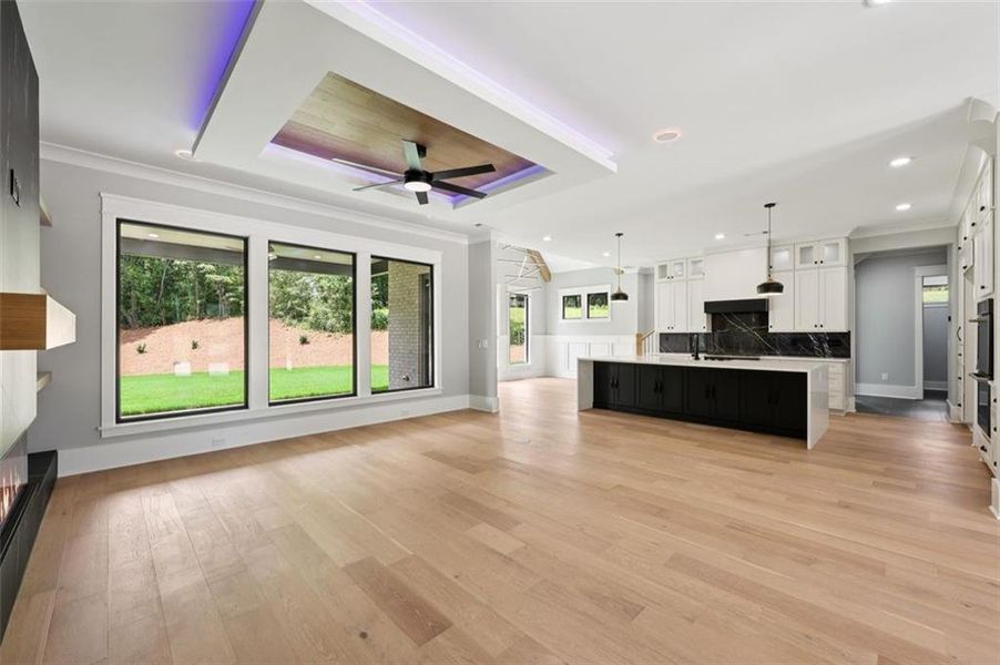 Furnished interior view inside a new home in , Braselton (Image 17). Furnished interior view inside a new home in , Braselton (Image 17).