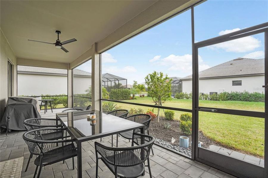 Exterior details and patio area of a home in , Lakewood Ranch (Image 4). Exterior details and patio area of a home in , Lakewood Ranch (Image 4).