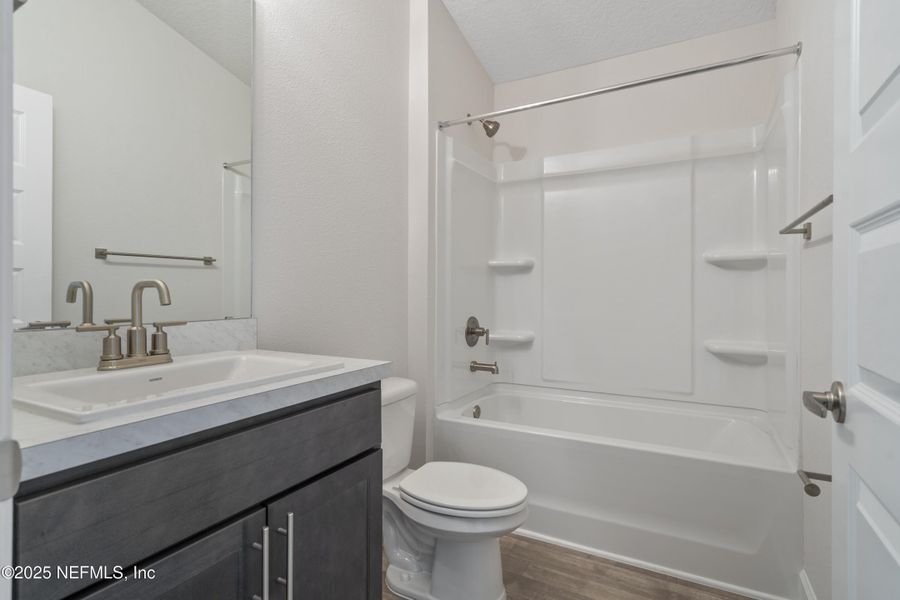 Furnished interior view inside a new home in Summerglen, Jacksonville (Image 3). Furnished interior view inside a new home in Summerglen, Jacksonville (Image 3).
