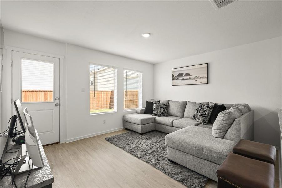 Furnished interior view inside a new home in Foree Ranch: Wellton Collection, Providence Village (Image 16).