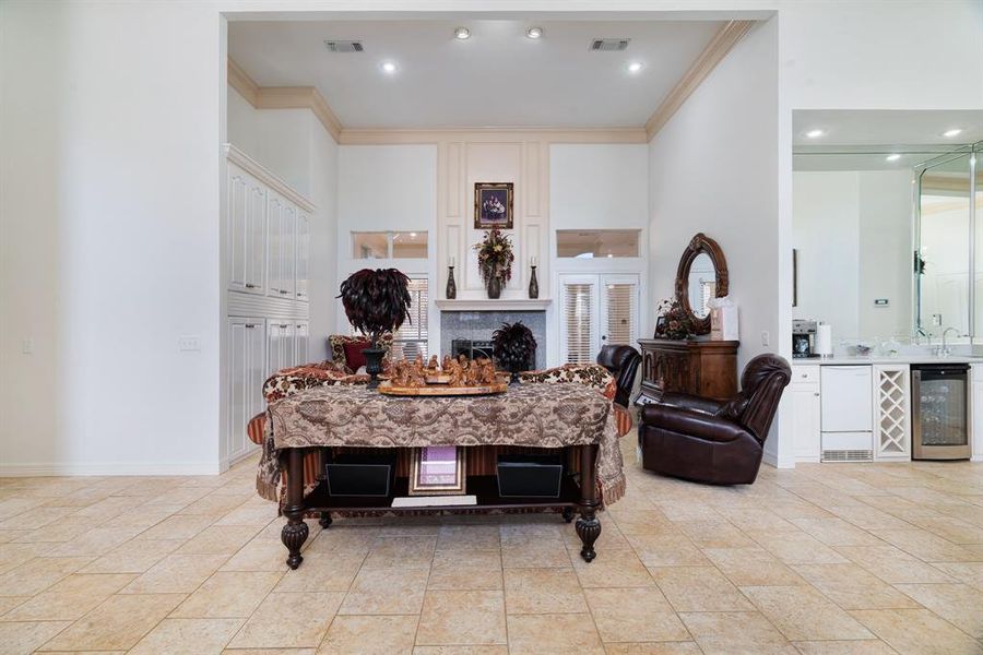 Furnished interior view inside a new home in , Powderly (Image 13).