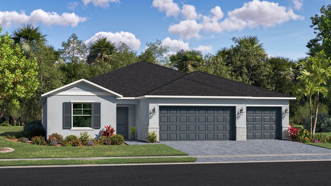 Exterior D with landscaping Exterior D with landscaping