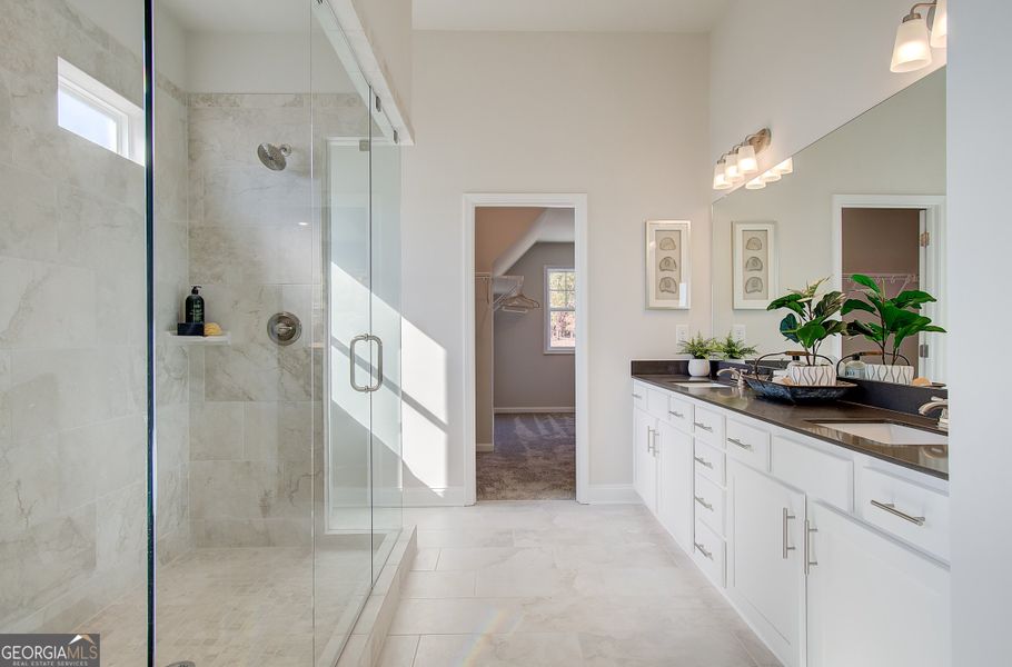 Furnished interior view inside a new home in Mallard’s Landing, Jefferson (Image 52).