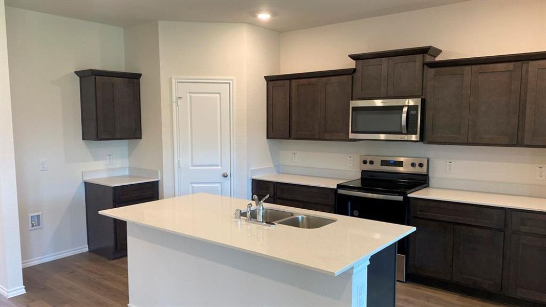 Furnished interior view inside a new home in Creeks at Burnett Trail, Canton (Image 6).