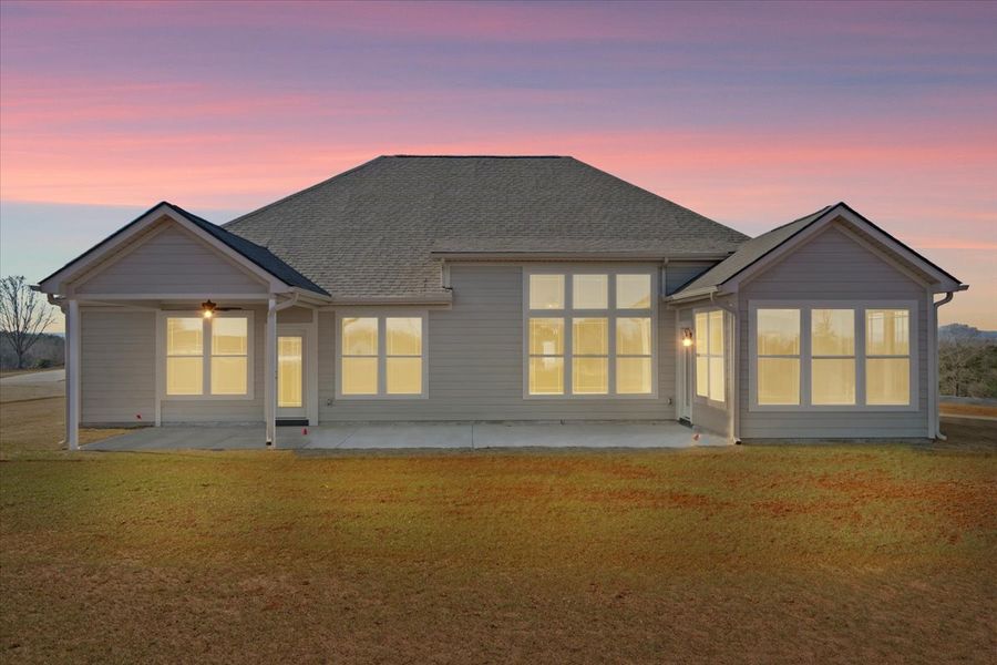 Representative exterior photo of a completed home built from the Converse by Enchanted Homes in Messer Farms, Inman, SC (Image 26).