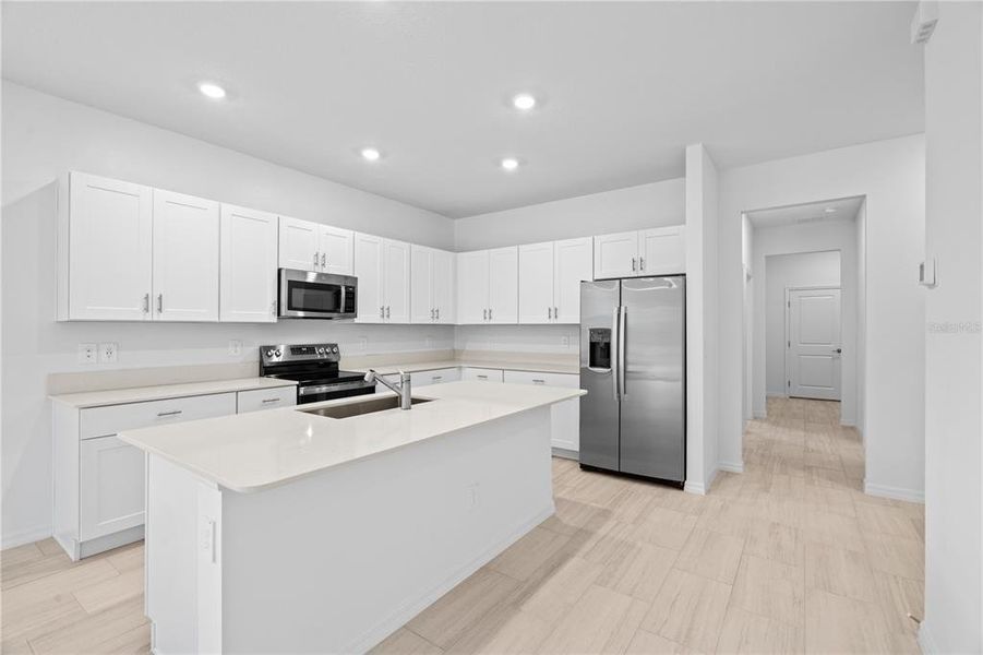Furnished interior view inside a new home in Angeline, Land O' Lakes (Image 9).