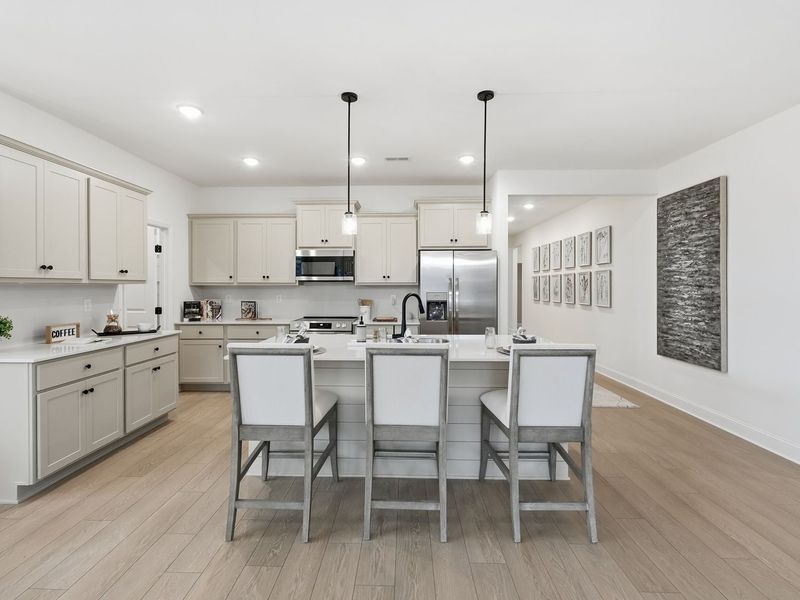 Representative furnished interior of a home built from the The Laurel J by Davidson Homes LLC in Bailey Park, Fayetteville (Image 20).