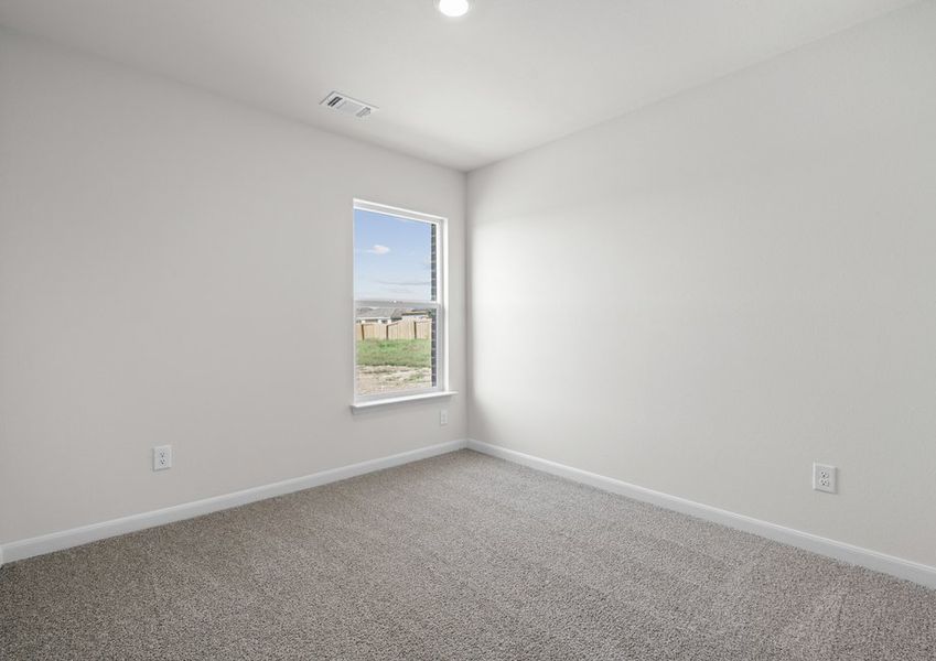 The secondary bedrooms are a great space for children's bedrooms, guest rooms or an at home office.