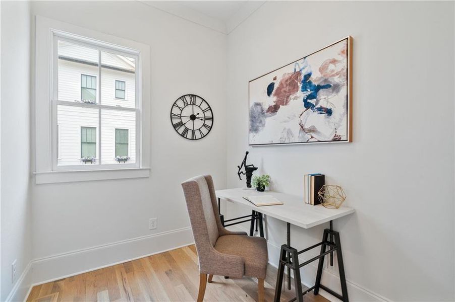 Furnished interior view inside a new home in Pendergrast Farm, Atlanta (Image 68).