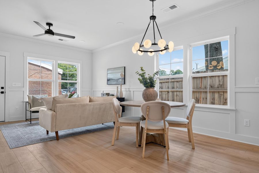 Furnished interior view inside a new home in , North Charleston (Image 17).