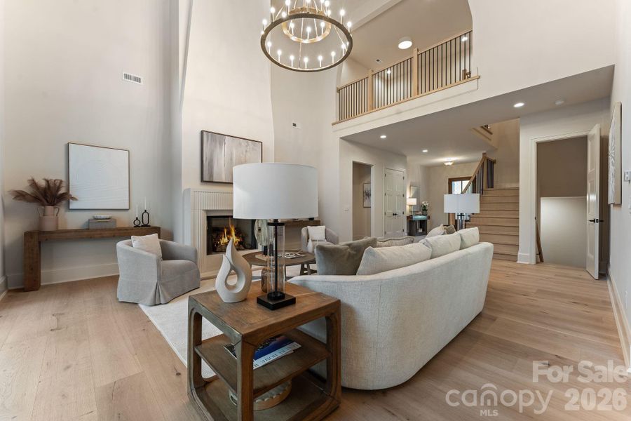 Furnished interior view inside a new home in , Mooresville (Image 14).
