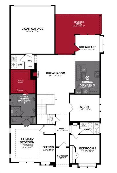 Beazer Homes Goodland Richland floorplan Beazer Homes Goodland Richland floorplan