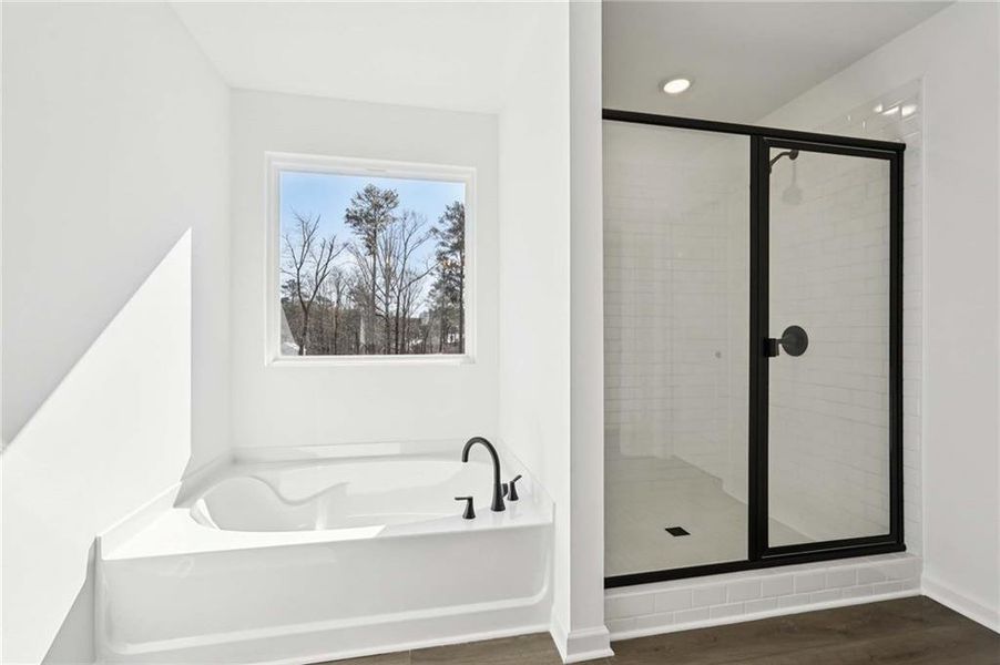 Furnished interior view inside a new home in Arbors at Richland Creek, Buford (Image 16).