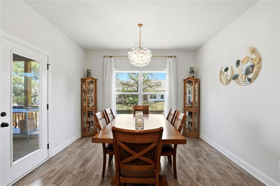 Furnished interior view inside a new home in Calgary Downs, Winder (Image 11). Furnished interior view inside a new home in Calgary Downs, Winder (Image 11).