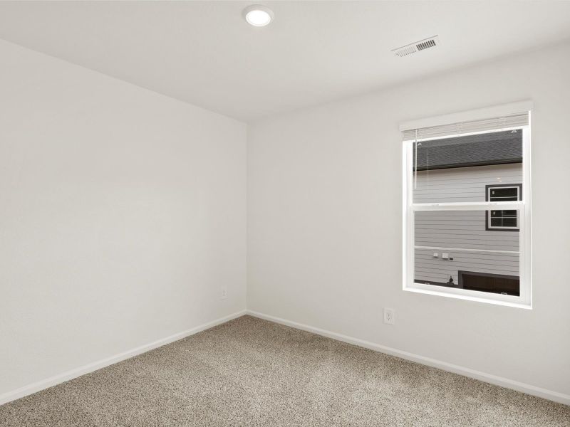 The Loveland floorplan image taken at a Meritage Homes community in Aurora, CO.