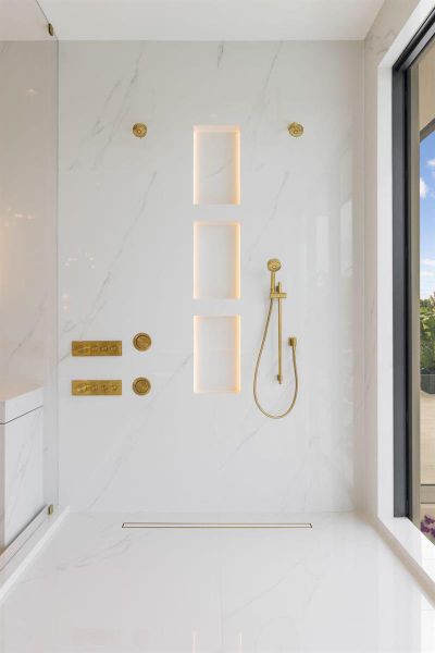 Primary bath shower Primary bath shower