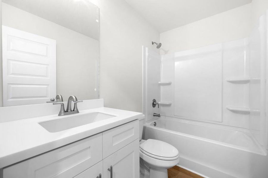 Furnished interior view inside a new home in Magnolia Grove, Mableton (Image 11). Furnished interior view inside a new home in Magnolia Grove, Mableton (Image 11).