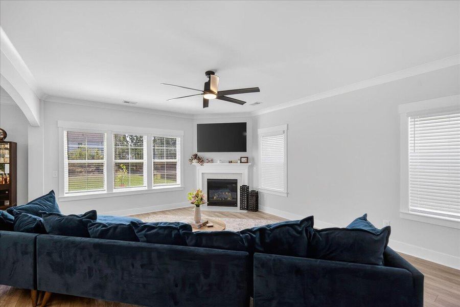 Furnished interior view inside a new home in Hewing Farms, Summerville (Image 6).