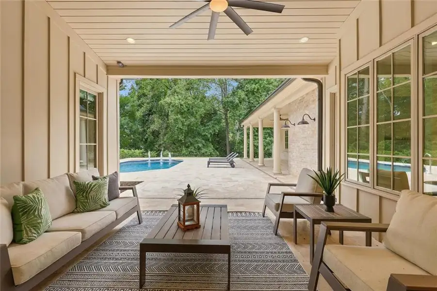 Exterior details and patio area of a home in , Sandy Springs (Image 3).