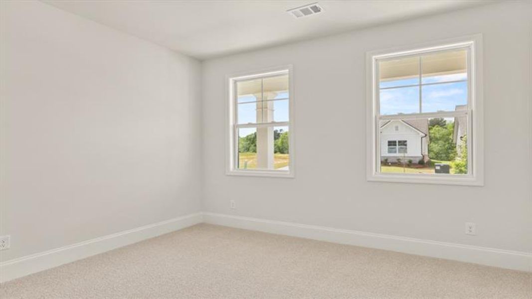 Spacious, unfurnished interior of a new home in Hamptons at Riverwood North, Dallas (Image 60).