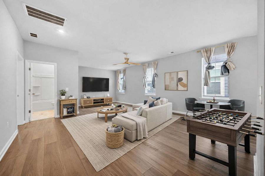 Furnished interior view inside a new home in , Summerville (Image 18).