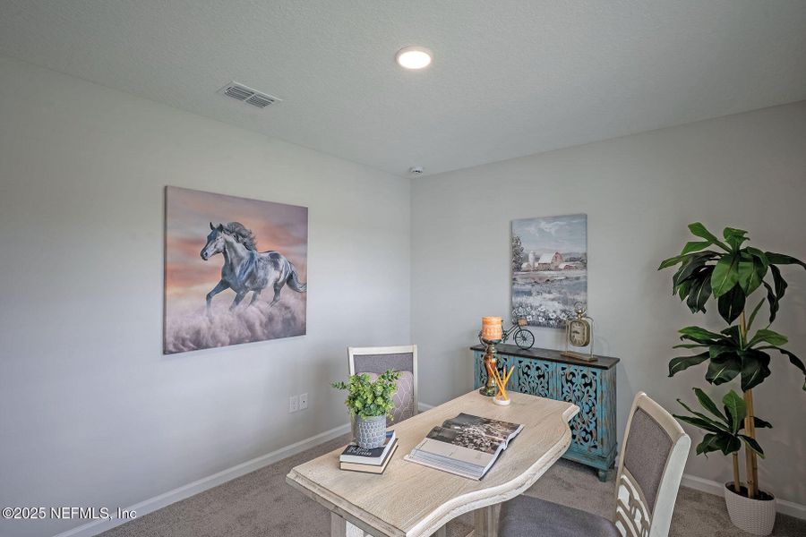 Furnished interior view inside a new home in , Jacksonville (Image 33). Furnished interior view inside a new home in , Jacksonville (Image 33).