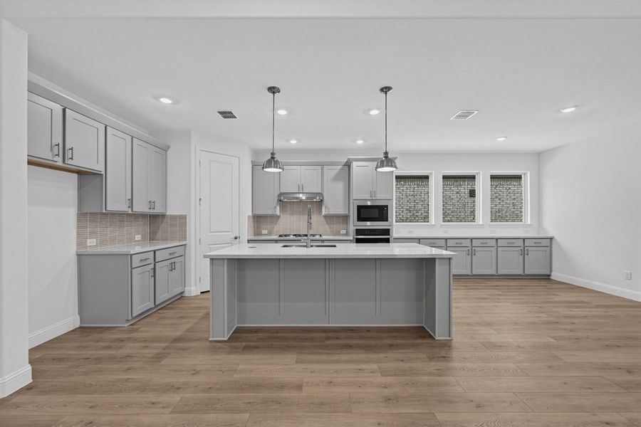 Furnished interior view inside a new home in South Oak, Lakewood Village (Image 4).