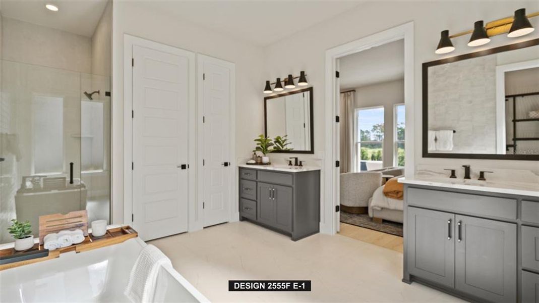 Furnished interior view inside a new home in Sanctuary at Seaire, Parrish (Image 10).