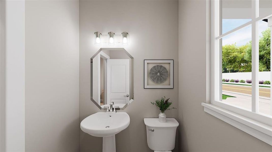 Furnished interior view inside a new home in Garden Collection at Union Park, Little Elm (Image 9).