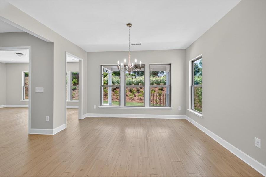 Spacious, unfurnished interior of a new home in Del Webb Chateau Elan, Hoschton (Image 9).