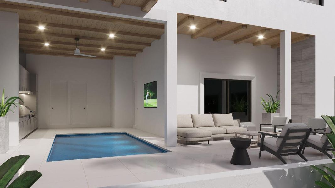 Rendering Pool 7935 S. Flagler.