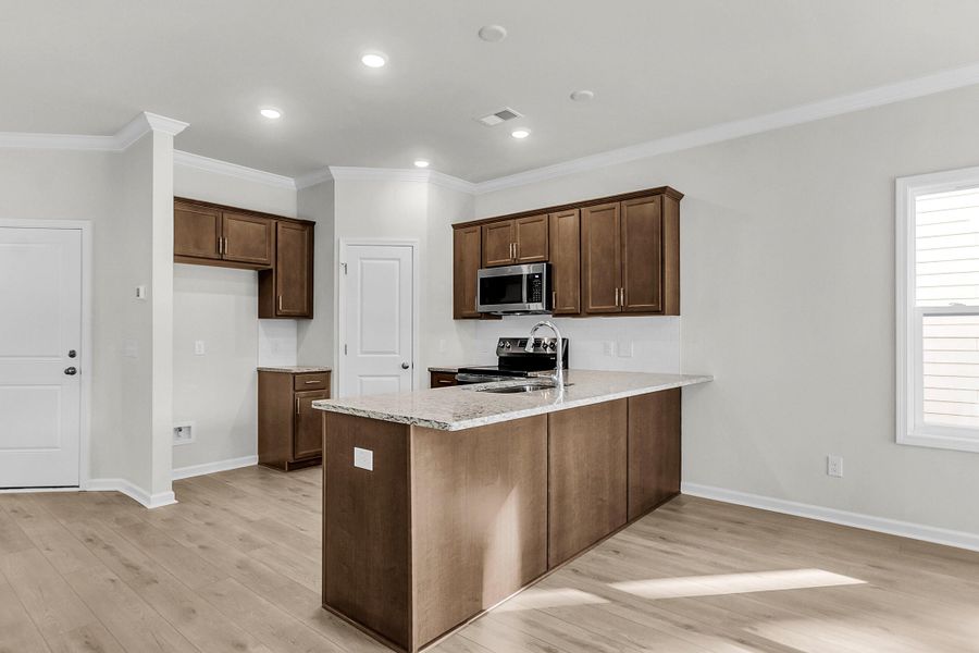 Furnished interior view inside a new home in Central Creek, Goose Creek (Image 8).