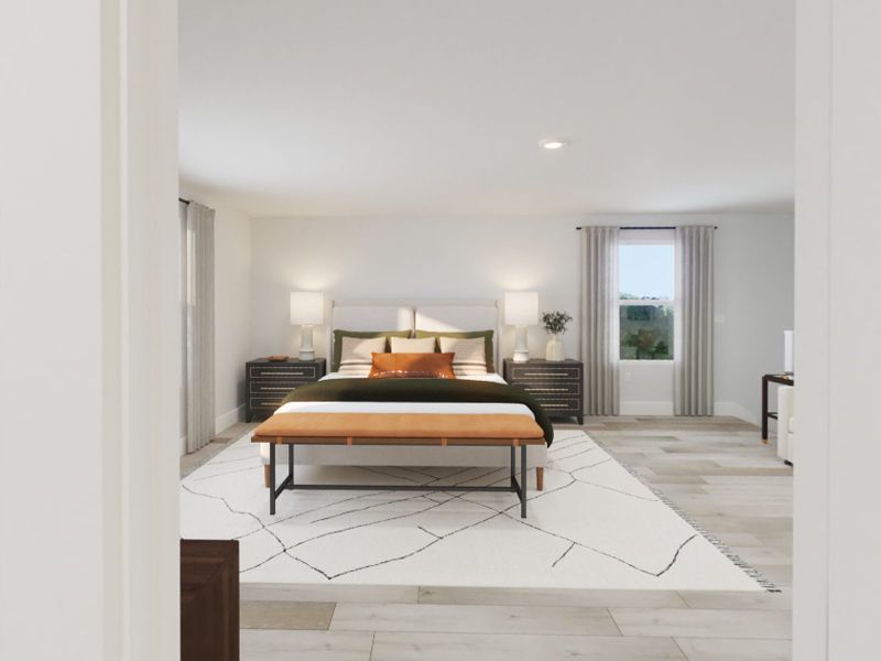 Furnished interior view inside a new home in Poplar Farms, Franklin (Image 8).