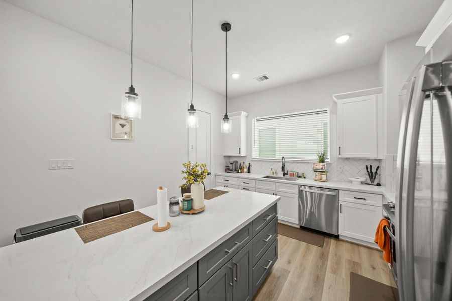 Furnished interior view inside a new home in , Houston (Image 18).