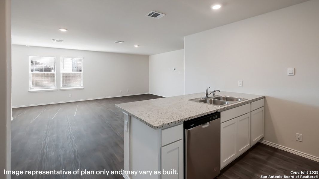 Furnished interior view inside a new home in Riverstone at Westpointe, San Antonio (Image 4).
