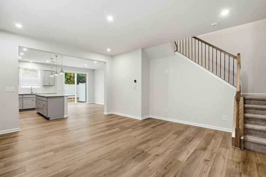 Spacious, unfurnished interior of a new home in Hedgecliff Townes, Kannapolis (Image 13). Spacious, unfurnished interior of a new home in Hedgecliff Townes, Kannapolis (Image 13).