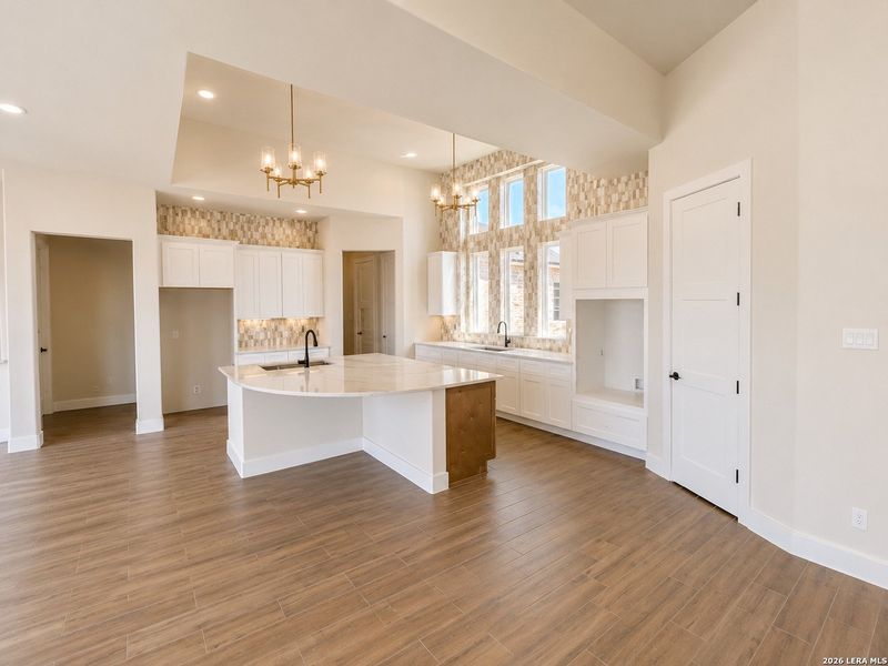 Furnished interior view inside a new home in Alamo Estates, San Antonio (Image 4).